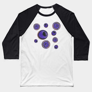 Purple spheres Baseball T-Shirt